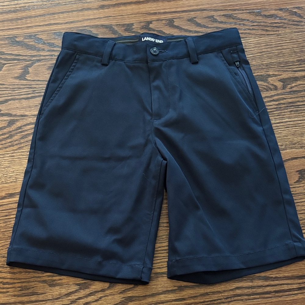 Lands End Boys Active Chino Shorts, Size 8